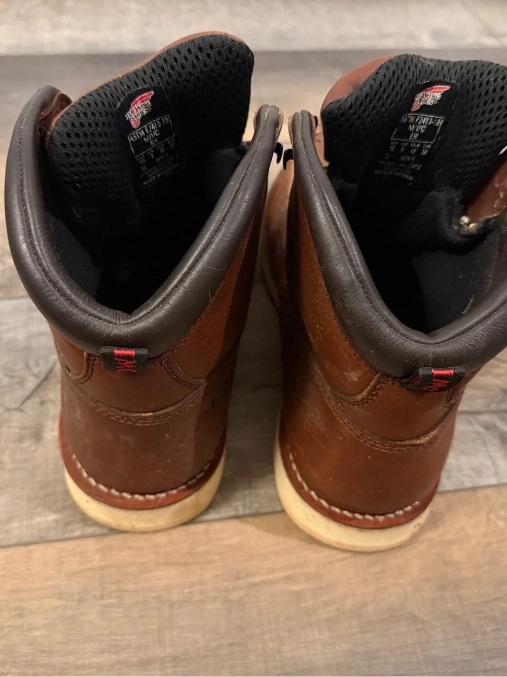 Red Wing Shoes Brown Waterproof Safety Toe Work Boot